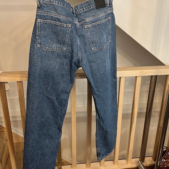 Brand New (WOT) Massimo Dutti Wide Leg Blue Jeans - Picture 3 of 4